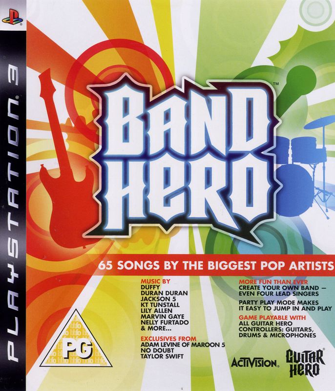 Band Hero Superbundle box art for Playstation 3